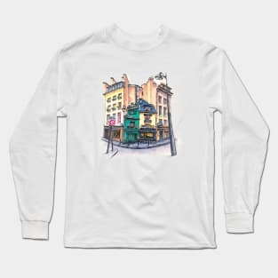 Typical Parisian house, France Long Sleeve T-Shirt